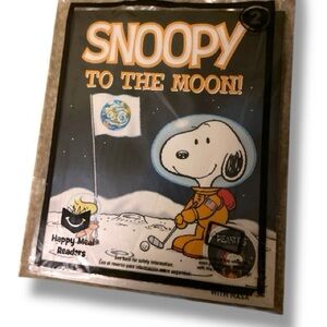 Snoopy to the Moon! Book 2019 NASA McDonald’s Happy Meal Reader NIP
